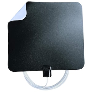 55 Mile Long Range Reception Amplified UHF 4K 1080P Amped Digital Indoor HD TV Antenna with Signal Amplifier & Booster