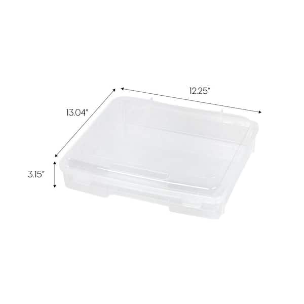 Iris Usa 10 Pack 8.5 x 11 Portable Project Case Container with Snap