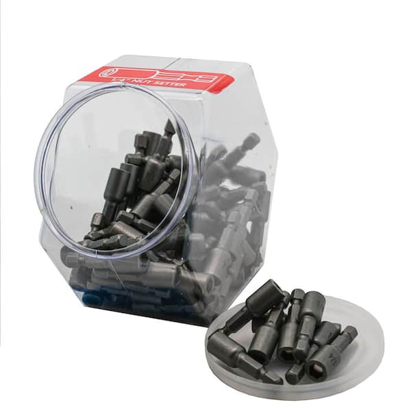 Mayhew 1/4 in. x 1/4 in. x 1-5/8 in. L Magnetic Nutsetter (75-Pack)