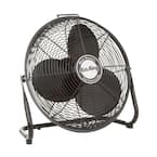 Lasko High Velocity 20 in. 3 Speed Metallic Floor Fan with QuickMount ...