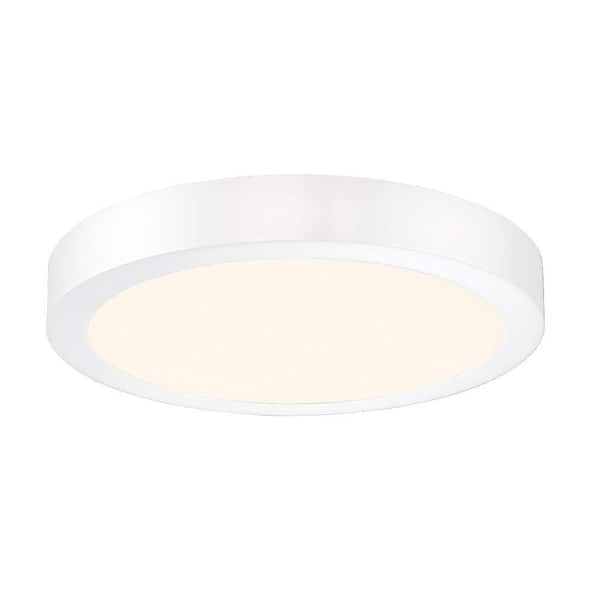 Eurofase Brant Collection 1-Light White LED Flush Mount