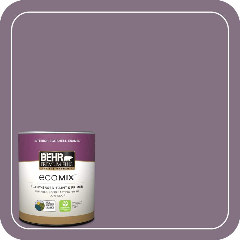 1 qt. Home Decorators #HDC-SP14-9 Decorative Iris Eggshell Enamel EcoMix Plant-Based Interior Paint & Primer price history on PriceWatchPro