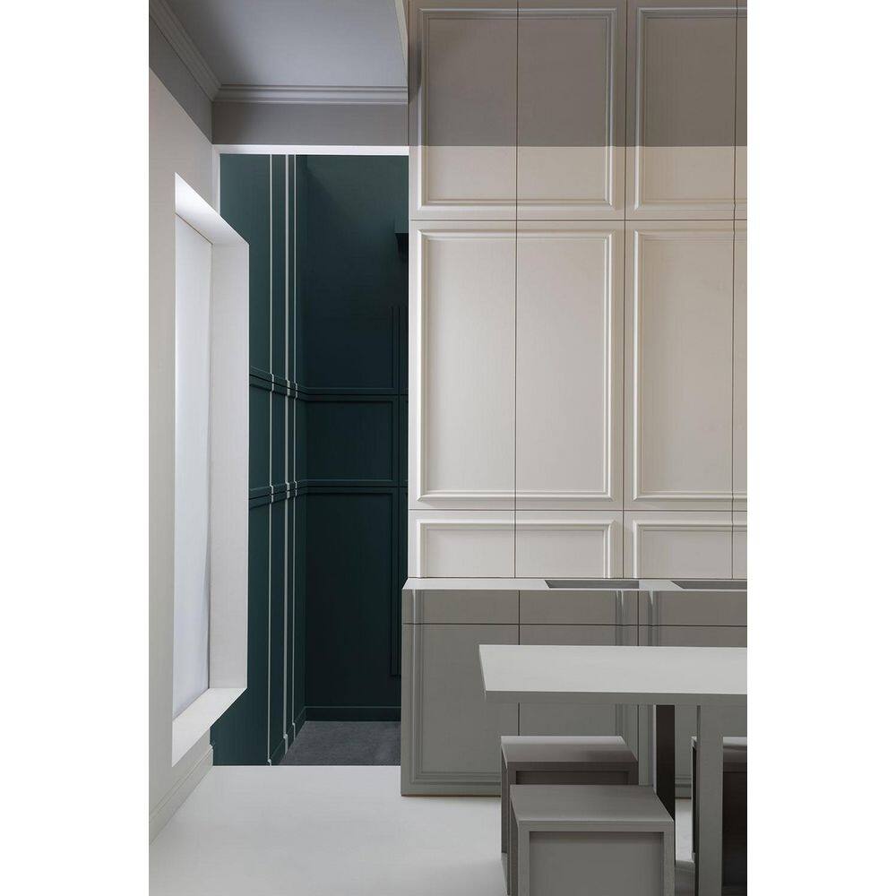 Primed White Polystyrene Crown Moulding 78.75 in Full Stick