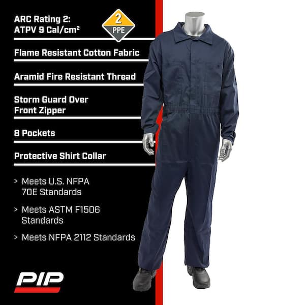 PIP AR/FR Dual Certified Economy Coverall 9100-2000E PIP AR/FR Dual Certified Economy Coverall 9100-2000E