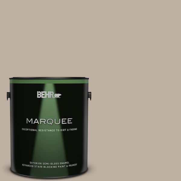BEHR MARQUEE 1 gal. #N210-3 Barista Semi-Gloss Enamel Exterior Paint & Primer