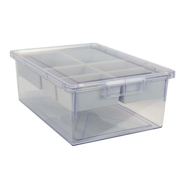 StorSystem Bin/ Tote/ Tray Divider Kit - Double Depth 6 in. Bin in Clear - 1 pack