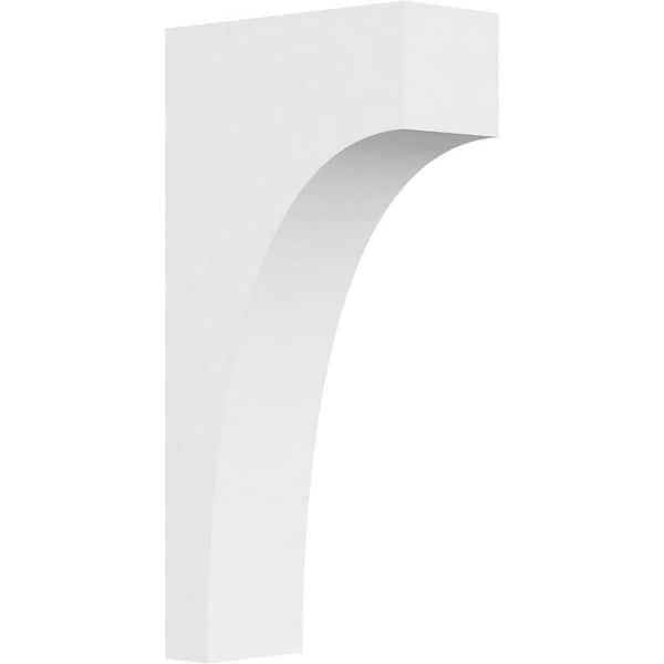Ekena Millwork 3 in. x 16 in. x 8 in. Standard Stockport Architectural Grade PVC Corbel