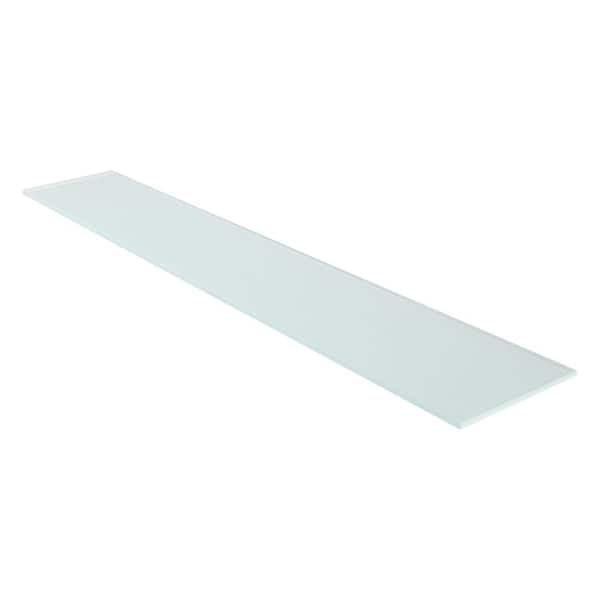 Jalousie Window Glass 24 in. X 4 in. Frost Finish (Each)