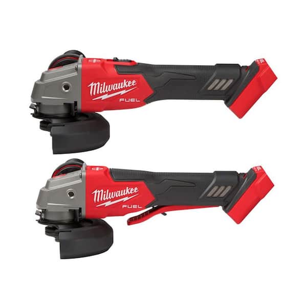 M18 FUEL 18V Lith-Ion Cordless 4-1/2 in. /5 in. Grinder w/ Variable Speed & Slide Switch and Grinder w/ Paddle Switch