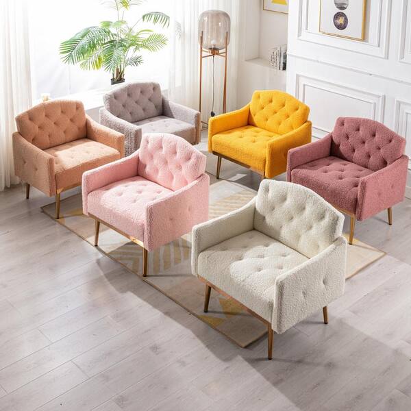 Pink living 2024 room chairs