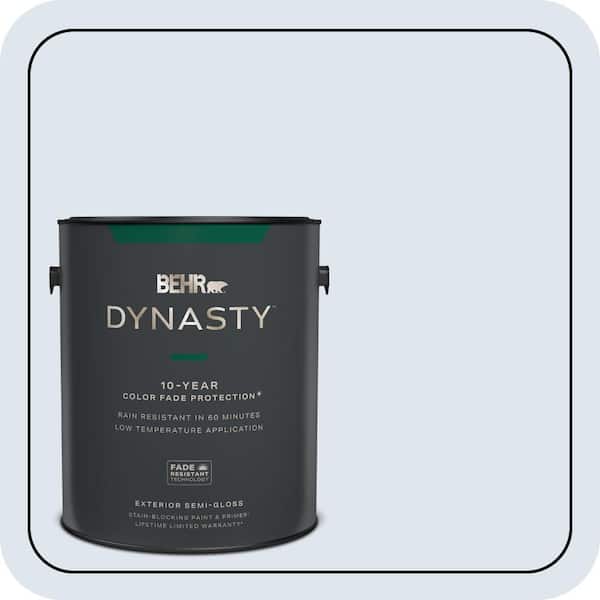 BEHR DYNASTY 1 gal. #580A-1 Fog Semi-Gloss Exterior Stain-Blocking Paint & Primer