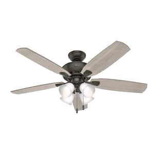 Amberlin 52 in. Indoor New Bronze LED Ceiling Fan with Light Kit