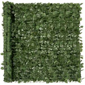 94 in. x 59 in. Artificial Faux Ivy Arrangement Hedge Privacy Fence for Garden, Yard