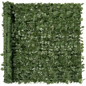 96 in. x 72 in. Artificial Faux Ivy Arrangement Hedge Privacy Fence for Garden, Yard