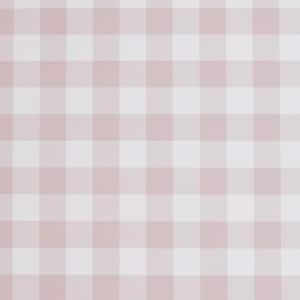 Gingham Pink Non-Pasted Wallpaper Roll