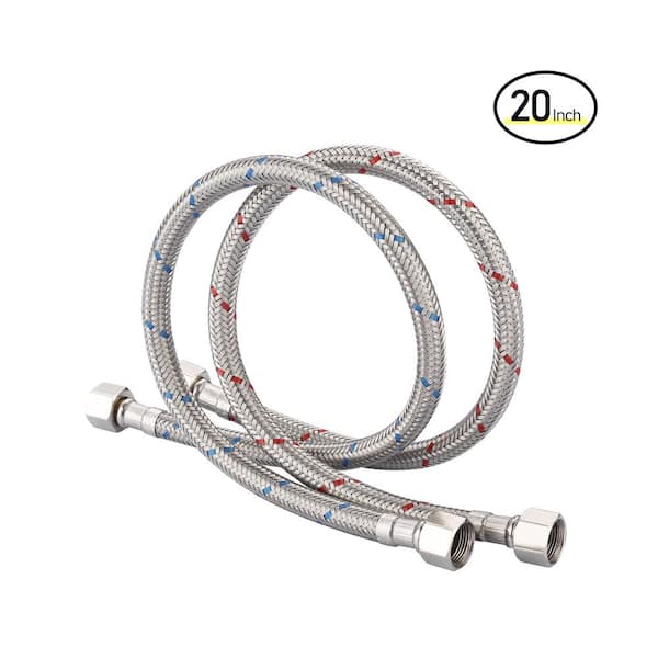 SharkBite Universal 20-in Braided Stainless Steel Faucet Supply Line SharkBite Universal 20-in Braided Stainless Steel Faucet Supply Line