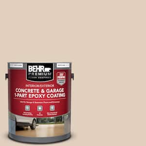 1 gal. #N240-2 Adobe Sand Self-Priming 1-Part Epoxy Satin Interior/Exterior Concrete and Garage Floor Paint