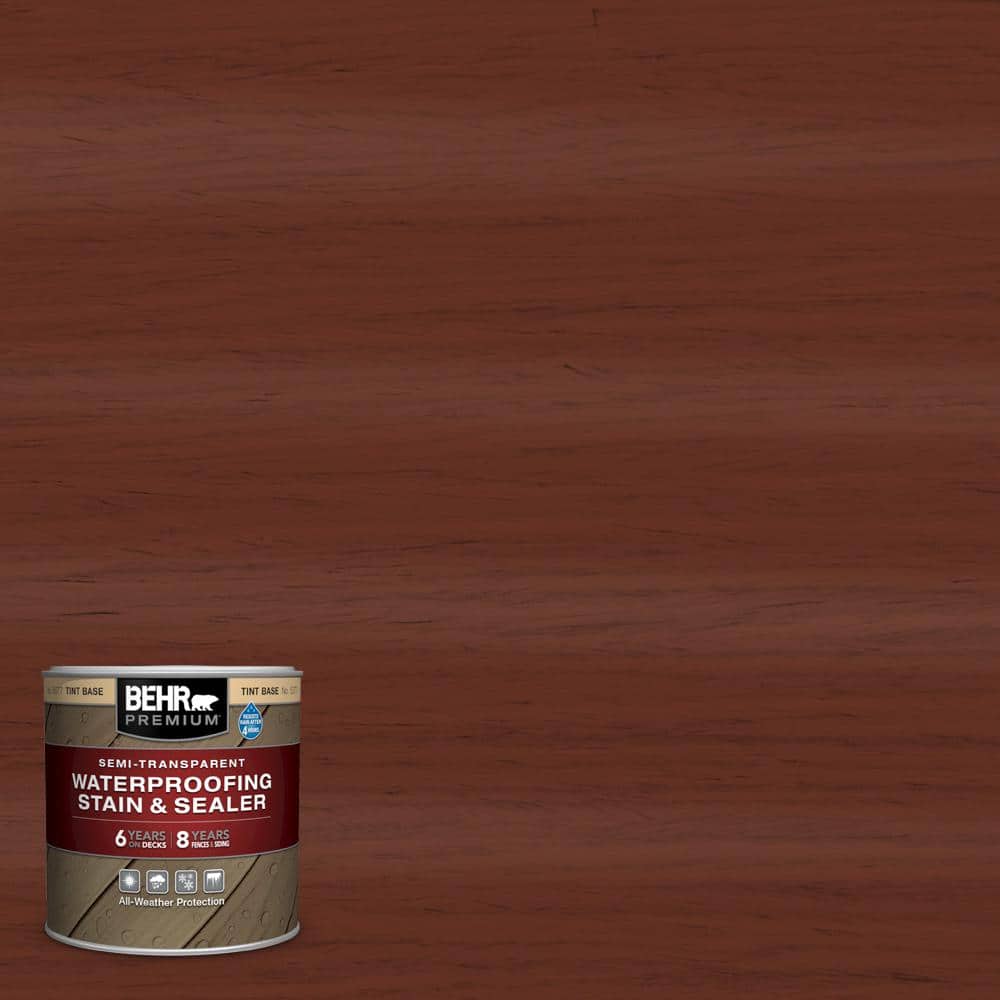 8 oz. #ST-118 Terra Cotta Semi-Transparent Waterproofing Exterior Wood Stai