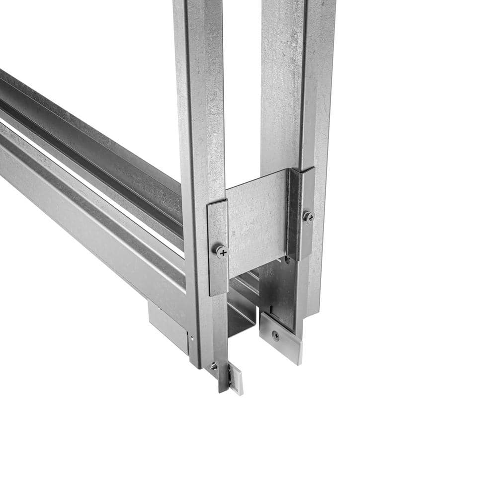 Galvanized Steel Single Pocket Door Frame Kit for 30x80 Doors