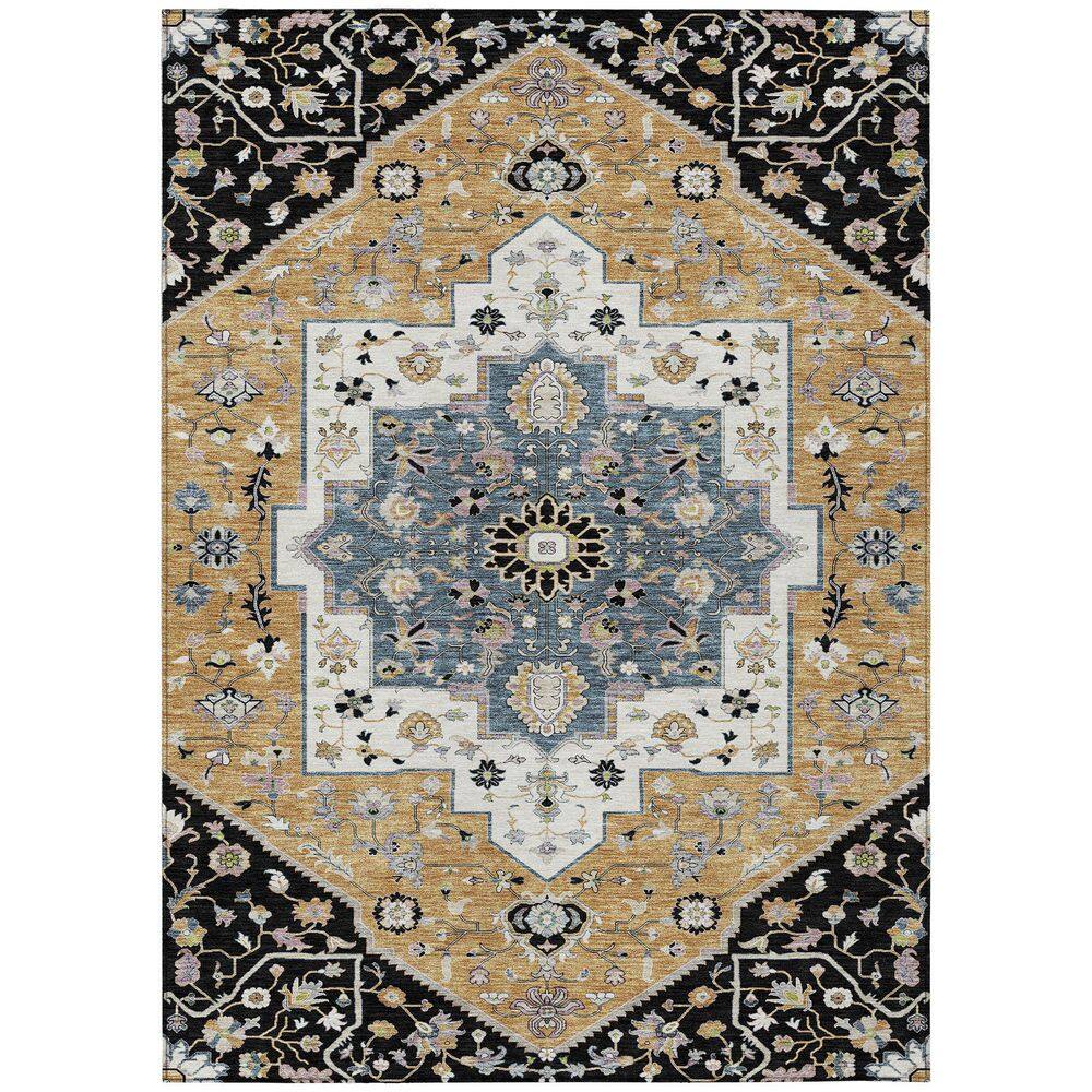 Chantille Machine Washable Indoor/Outdoor Abstract ACN2533 Black 10 ft. x 14 ft. Area Rug price history on PriceWatchPro