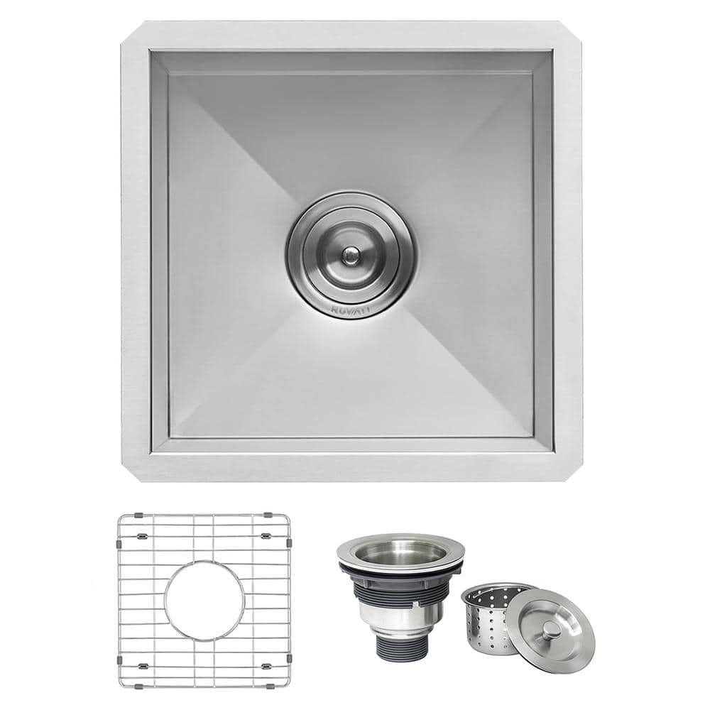 Ruvati 14-inch Stainless Steel Undermount Bar Prep Sink