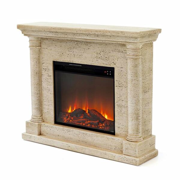 FESTIVO 44.5 in. Freestanding Magnesium Oxide Electric Fireplace