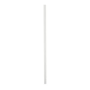 32 in. White Aluminum Square-Shaped Estate Baluster (10-Pack)