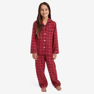 Company Cotton Family Flannel Unisex Button Down Pajama Set