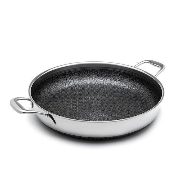 Diamond Clad 14 in. Hybrid Stainless Steel Nonstick Frying Pan