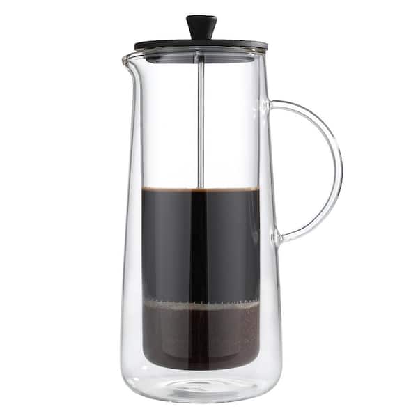 ZASSENHAUS Aroma 6-Cup Clear Double Wall Glass French Press Coffee