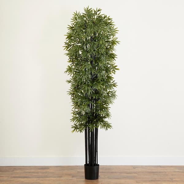 Nearly Natural Indoor/Outdoor 7 ft. Bamboo Artificial Tree with