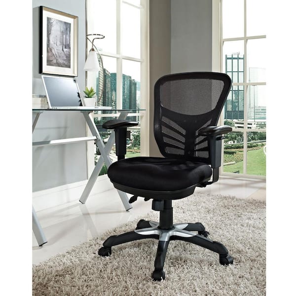 Articulate 26 in. Width Big and Tall Black Mesh Ergonomic Chair with Wheels