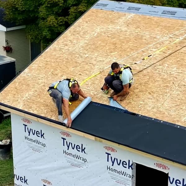 EXOSTK 40 MIL 200 sq. ft. High Temp Peel and Stick Roofing Underlayment