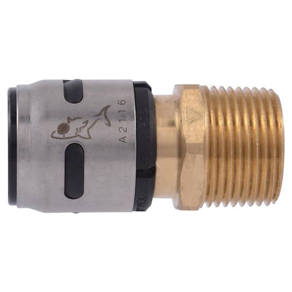 SharkBite 3/4 in. Push-to-Connect EVOPEX x MIP Brass Adapter Fitting  (6-Pack) K134A6 - The Home Depot
