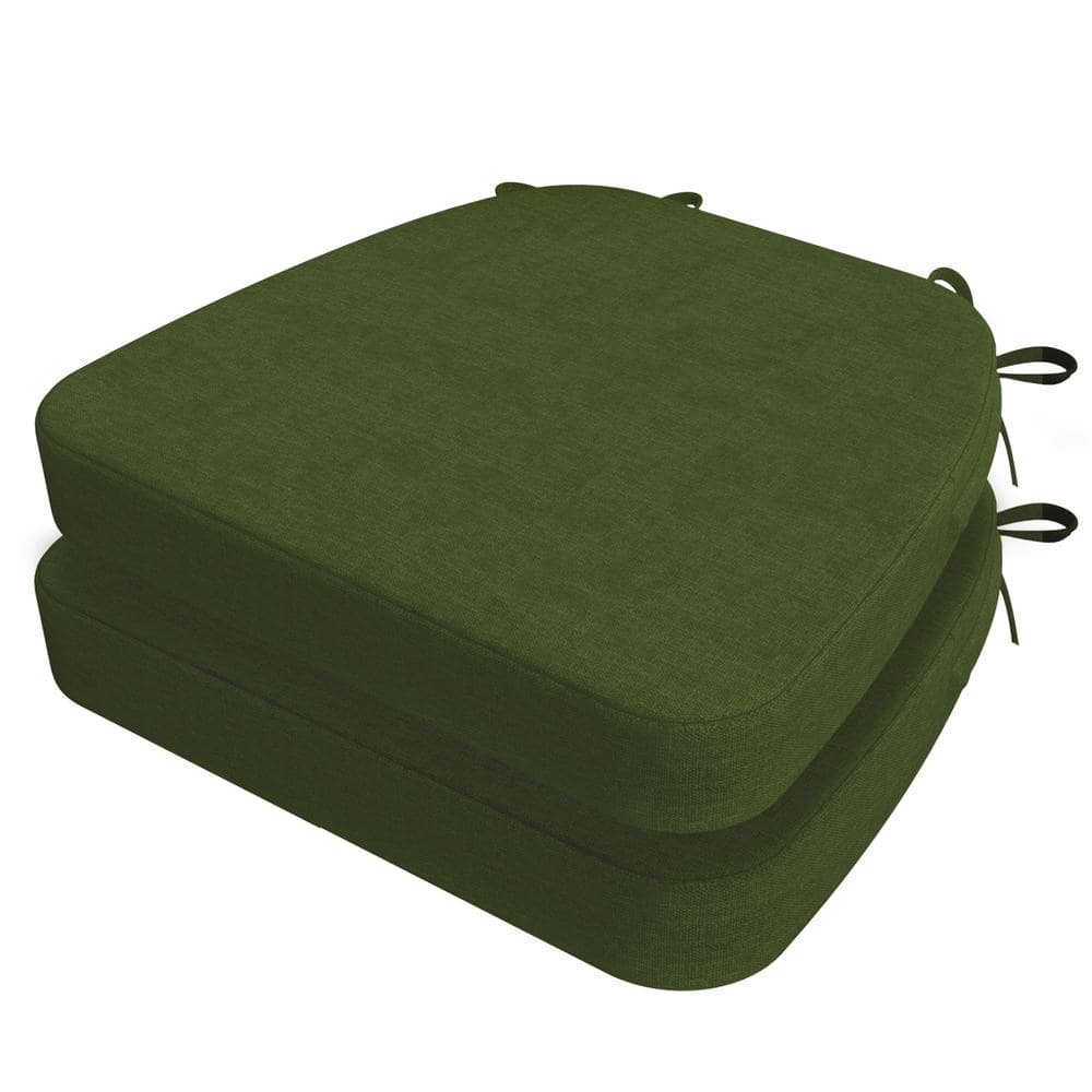 AAAAAcessories 16 in. x 17 in. Trapezoid Outdoor Seat Cushion Dining ...