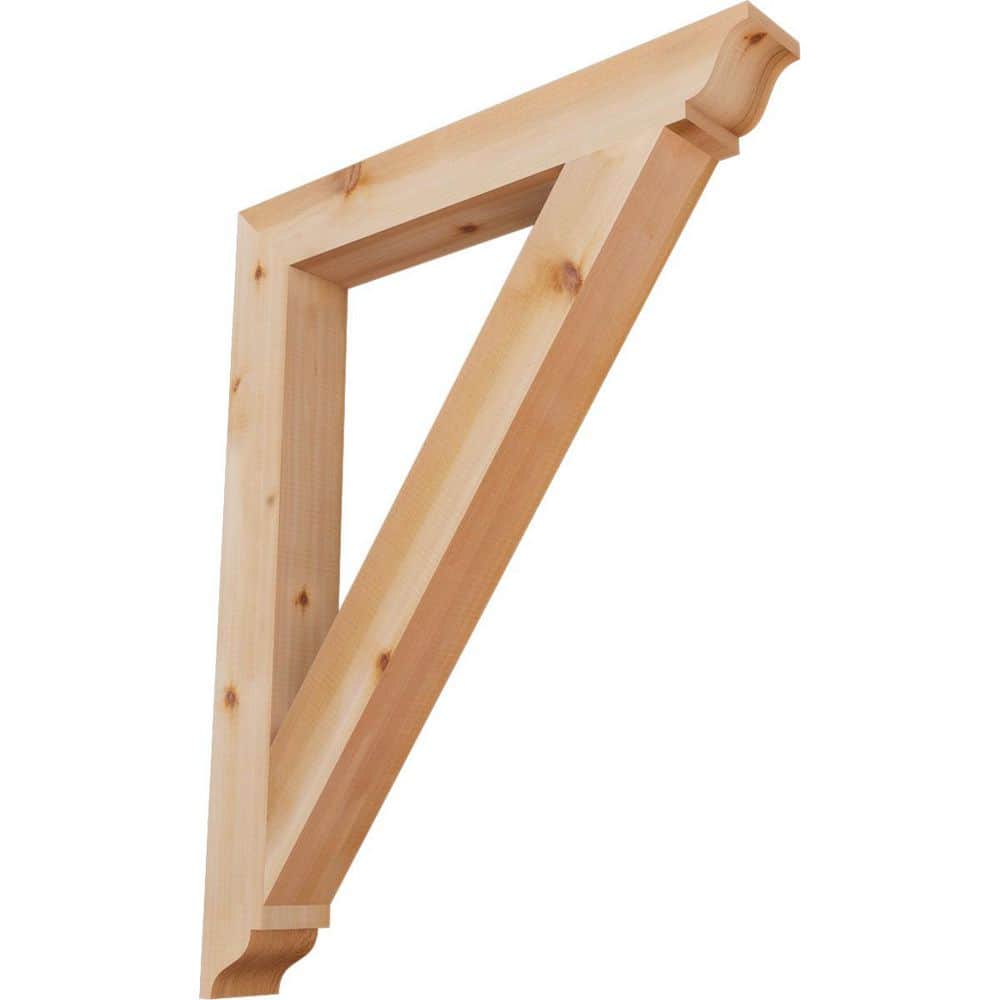 3.5 in. x 38 in. x 30 in. Western Red Cedar Traditional Smooth Bracket price history on PriceWatchPro