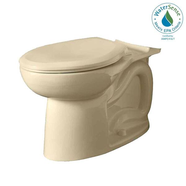 American Standard Cadet 3 Right Height Universal Elongated Toilet Bowl Only in Bone-DISCONTINUED