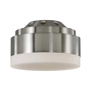 Aspen Brushed Steel Ceiling Fan LED Light Kit