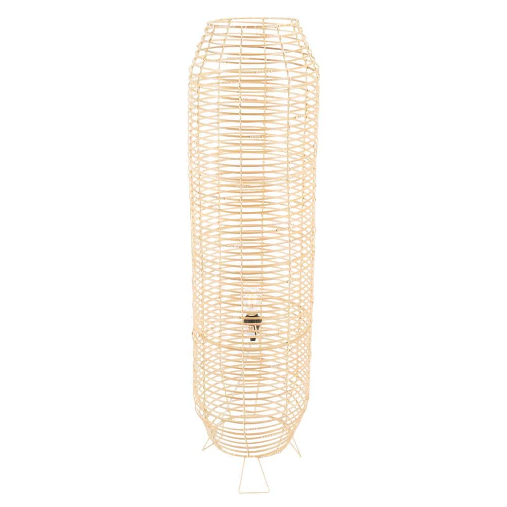 Wilde 51 in. Natural Column Floor Lamp price history on PriceWatchPro