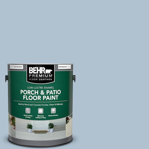 1 gal. #S510-2 Boot Cut Low-Lustre Enamel Interior/Exterior Porch and Patio Floor Paint