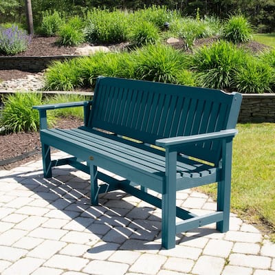 Blue - Outdoor Benches - Patio Chairs - The Home Depot