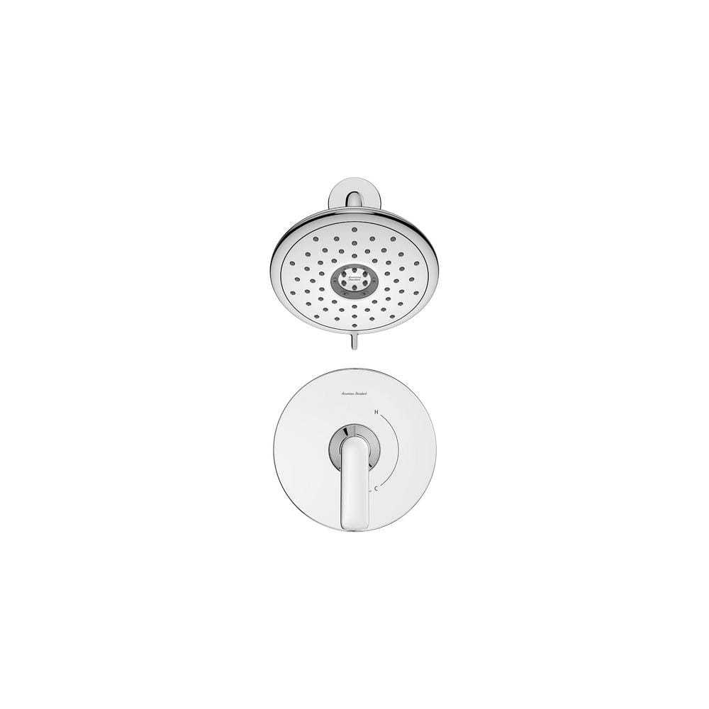 Aspirations Chrome Wall Mounted Shower Trim Kit with Lever Handle