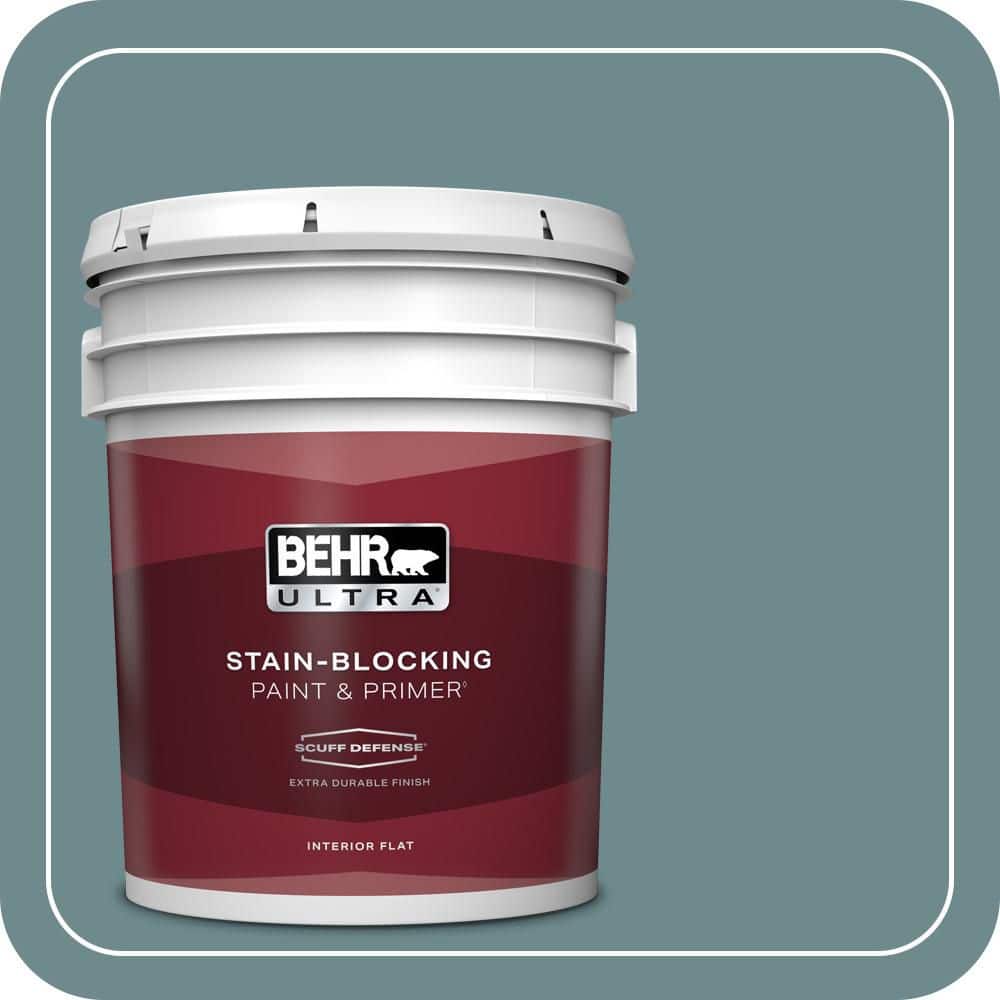 5 gal. #PPU13-06 Polaris Blue Extra Durable Flat Interior Paint & Primer price history on PriceWatchPro