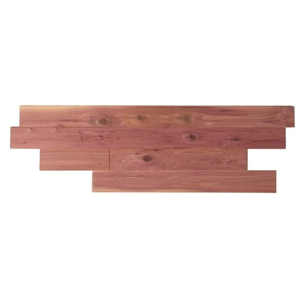 7 Pcs of Rustic Eastern Red Cedar Aromatic 5 3/4 Wide Lumber Closet Liner