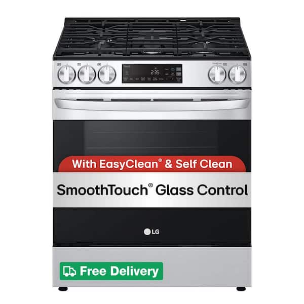 30 in. Slide-In Gas Range with 5-Elements in Stainless Steel