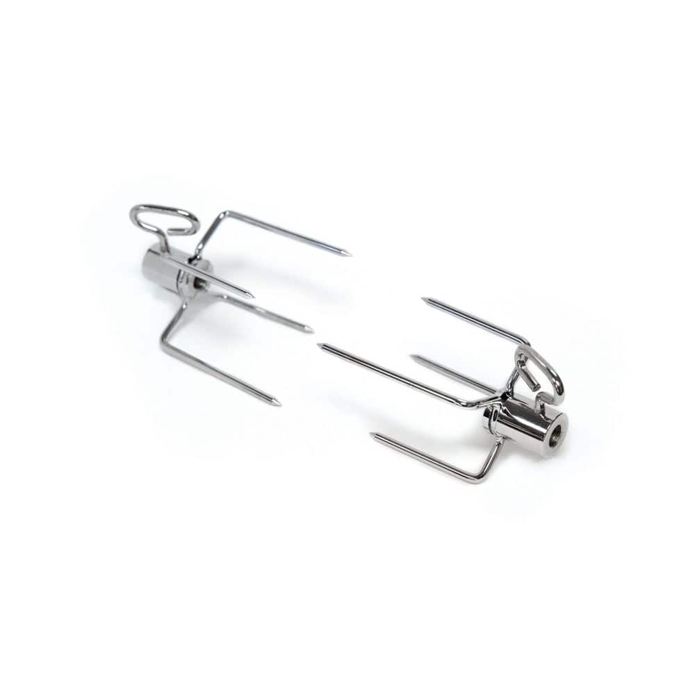 Rotisserie Heavy-Duty Forks Chrome (2-Piece)
