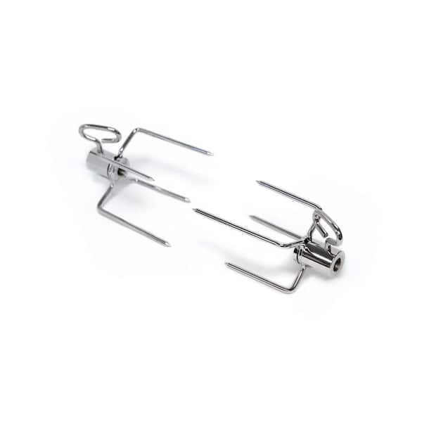 Rotisserie Heavy-Duty Forks Chrome (2-Piece)