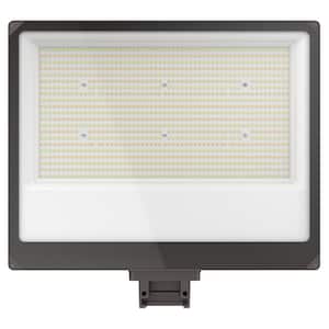 Selectable Color Temperature 1500-Watt Equivalent 60750-Lumen 130° Bronze Dusk to Dawn Integrated LED Flood Light