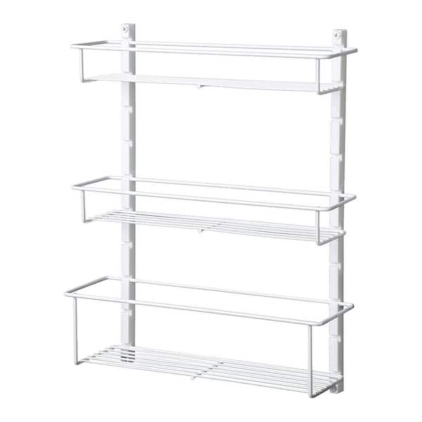 Cabinet Caddy SNAP! Pull & Rotate Spice Rack Organizer - White
