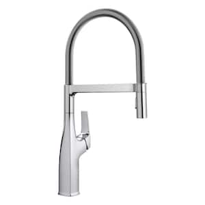 Rivana Single-Handle Semi-Pro Standard Kitchen Faucet in Chrome